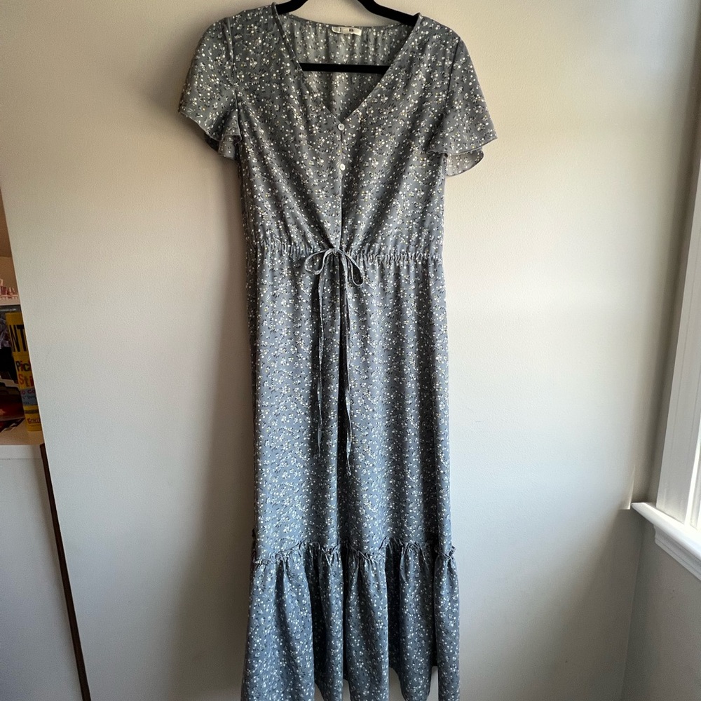 PinkBlush Maternity Maxi Dress | Floral Print | Size S